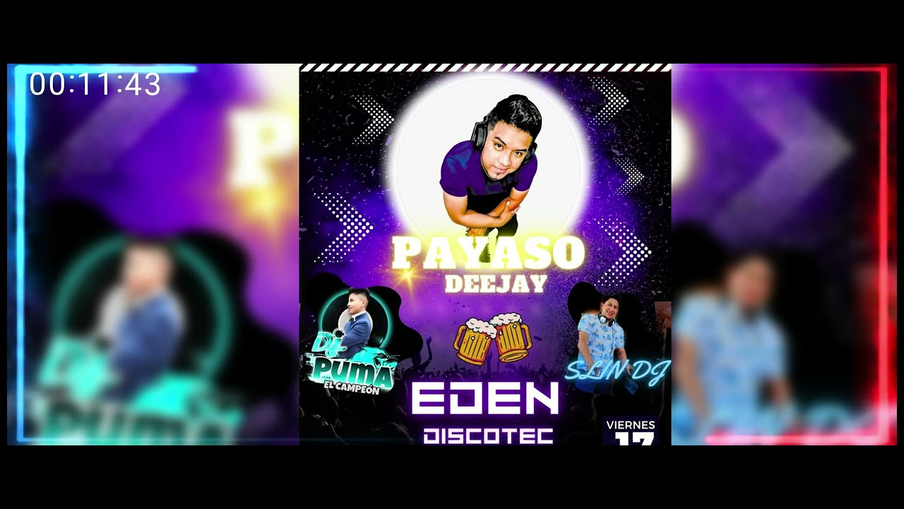 CET 2 - PAYASO DJ ANIMACION FABRY 2.3 - EDEN DISCOTECA - PILLARO 2025