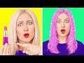 CRAZY HAIR HACKS THAT ARE SO COOL || Quick And Easy Hair Tips By 123 GO Like!