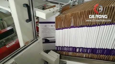 Automatic empty box carton case erecting forming machine testing video