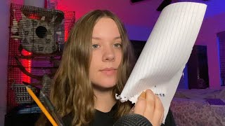 ASMR The BEST Paper Triggers (Crinkles, Ripping, Writing, Etc.)