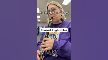 Do you need help playing the high notes on the clarinet? #band #banddirector #clarinet #highnotes