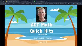 ACT Math Practice Test 1.07