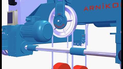 solidworks animations - DOUBLE GIRDER HOIST animations
