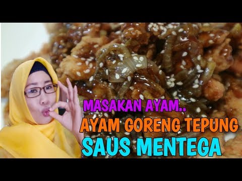 cara-memasak-resep-masakan-ayam-|-ayam-mentega-|ayam-goreng-tepung-saos-mentega