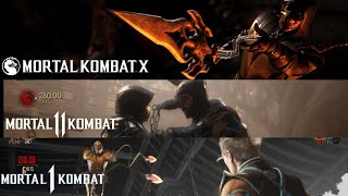 ALL CHARACTERS FROM MKX / MK11 / MK1 XRAYS / FATAL BLOWS 4K 60 FPS