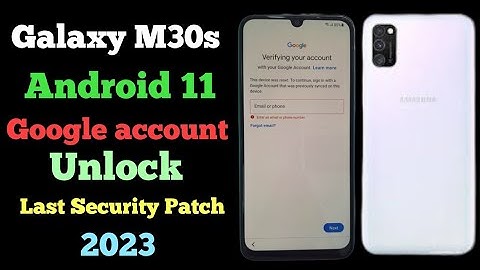 Galaxy M30s, M20, M30, M20s Frp Bypass Android 11/ All Galaxy Android 11 frp unlock, 2023