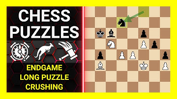 Chess Puzzles to Practice. Themes: Endgame, Long puzzle, Crushing. Learn Chess