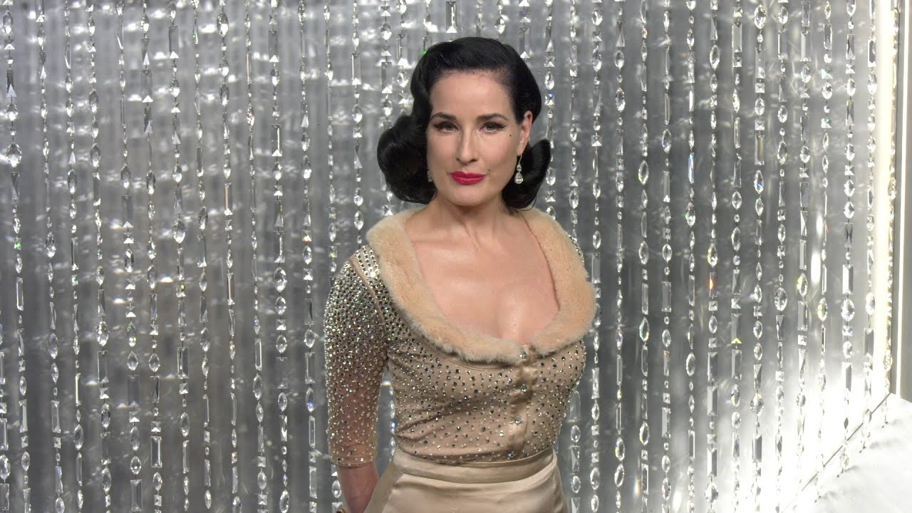 Dita Von Teese attends the Swarovski Masters of Light Opening Celebration in Los Angeles