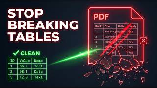 99% of RAG Pipelines Get This Wrong (PDF Tables)