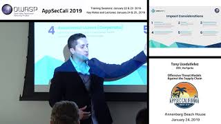 AppSecCali 2019 - Offensive Threat Models Against the Supply Chain - Tony UcedaVelez