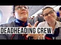 Flight Attendant Life - DEADHEADING  CREW  |  VLOG 17, 2019