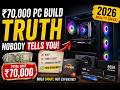 ₹70K PC reality check 😳 #pcbuild #gamingpc #budgetpc #buildcore