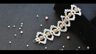 Pandahall Tutorial on How to Make a Handmade Pink and White Pearl Bead Bracelet