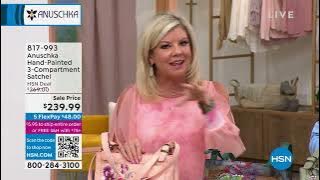 Anuschka HandPainted Leather TripleCompartment Satchel