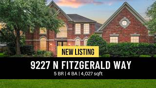 Inside 9227 N Fitzgerald Way: Luxury Tour in Steep Bank West!