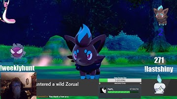 SHINY ZORUA!!! @ 2 Overworld Encounters! #2 Isle of Armor Shiny Reactions
