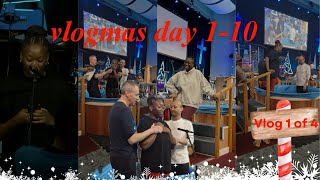 Vlogmas 1-10/grocery shopping, essay, 6th theory test, home chores, reflecting & getting baptized🕊.