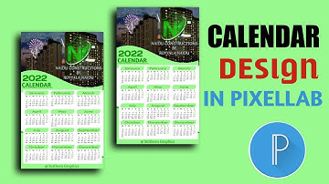 How to create calendar with Android phone /Pixellab Tutorial / (@Magungunanmusulunci)