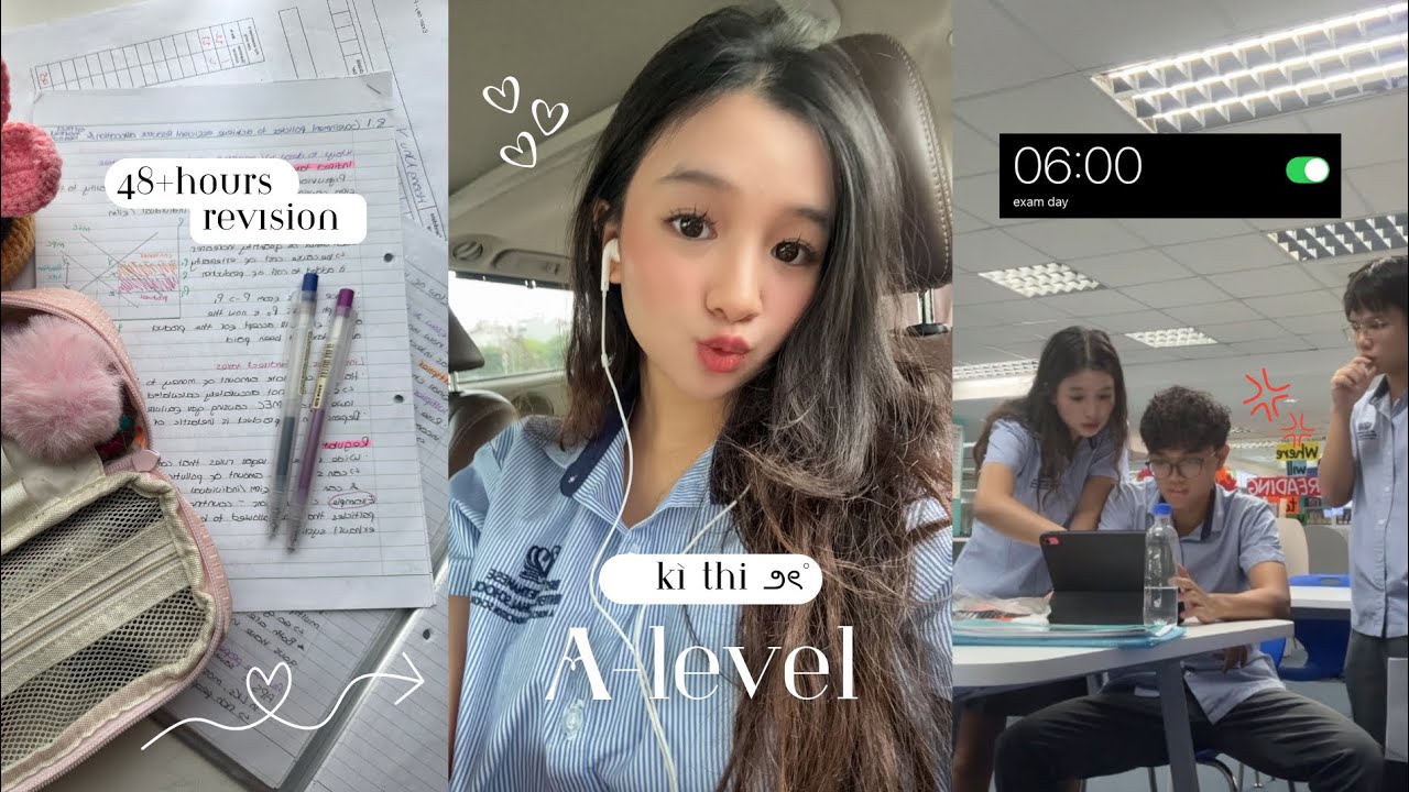 THI TỐT NGHIỆP A-LEVEL 📚 ôn thi 48+ tiếng, thảo luận đề bài, đi healing ⋆୨୧˚