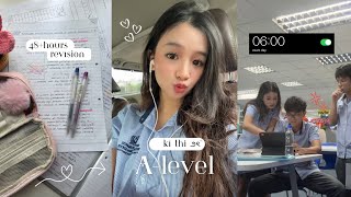 A-LEVEL FINAL EXAMS 📚 48+ hour study session, exam discussion, and healing getaway ⋆୨୧˚