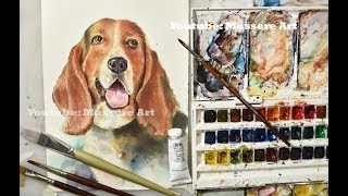 Watercolor for beginners, dog this my video painting easy tutorial, i
hope can be ideas mat...
