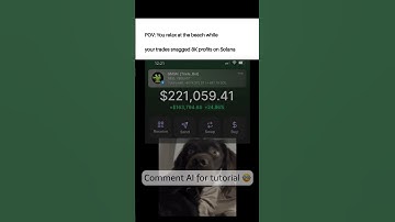 POV: You relax at the beach while your trades snagged 8K profits on Solana