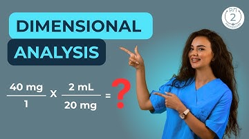Dimensional Analysis for Nursing Dosage Calculations