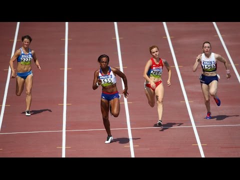 Women's 100m T37 | heat 1 |  2015 IPC Athletics World Championships Doha