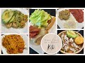 What I eat in a Week! ||KETO|| Cheddar Biscuits & Gravy, Dlb Stack burger, Baked Wings! Boss Salad!