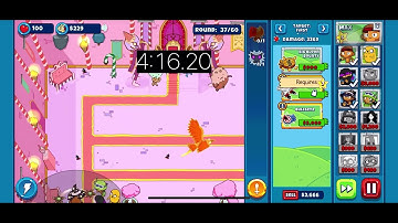 Bloons adventure time td: candy cornered map 1 extreme mode