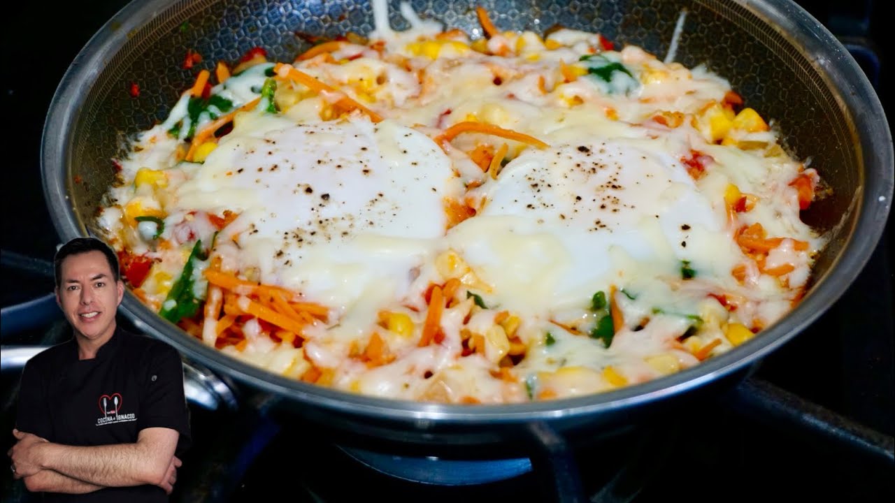 ¿Tienes huevos? TIENES QUE HACER ESTE DESAYUNO ECONÓMICO, NUTRITIVO Y SABROSO!
