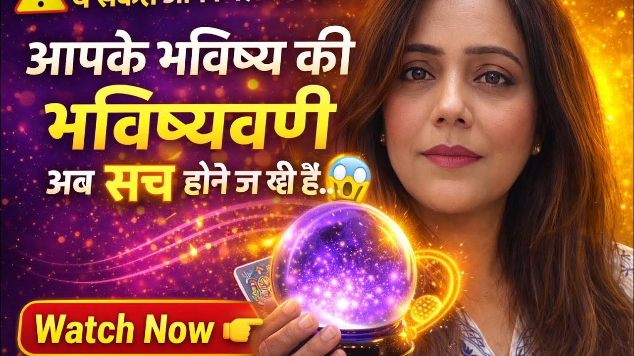 🔮आपके भविष्य की भविष्यवाणी अब शुरू! 🔮 बड़ा बदलाव आने वाला है! Watch Now ✅
