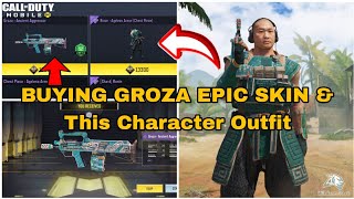 Buying Groza - Ancient Aggressor & Ronin-Ageless Armor Outfit | Clan Store Cod Mobile