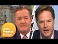 Nick Clegg Calls Piers Morgan 'Pompous' in Heated Debate | Good Morning Britain