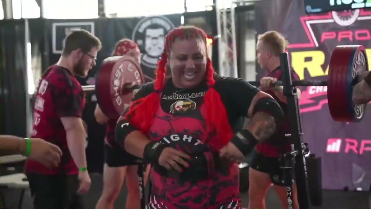 Carina Davis • 1st place 687.5kg Total • 110+kg Class • USPA Pro Raw 2022