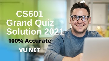 CS601 | Data Communication | Grand Quiz | 2021 | VU Quiz Solution | VU NET