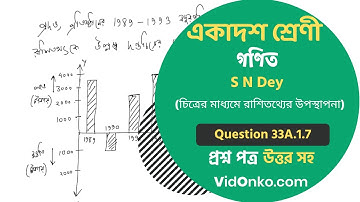 WB Board Class HS 11 Math Book Solution in Bengali - S N Dey Exercise Question: 33A.1.7