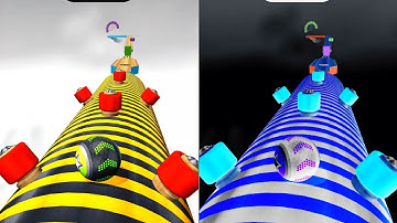 Going Balls Reverse Night vs Normal Speedrun – Hardest Run Ever?! (Android/iOS) #gaming