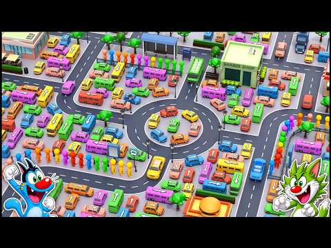 Car Jam Solver Max level Gameplay! NEW GAME! | With Oggy & Jack | Oggy Game