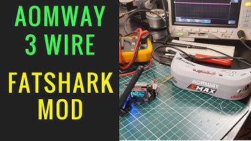 Aomway Commander Fatshark Module Mod // Only 3 Wires