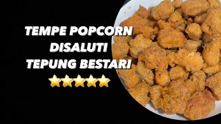 TEMPE / TEMPEH POPCORN WITH TEPUNG BESTARI. Ori & Spicy ?️⭐️⭐️⭐️⭐️⭐️