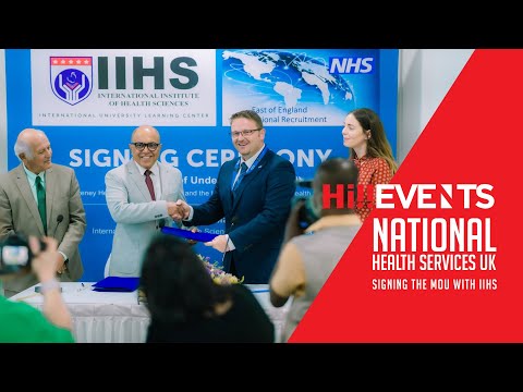 Hi Events | National Health Services - UK signing the MOU with IIHS