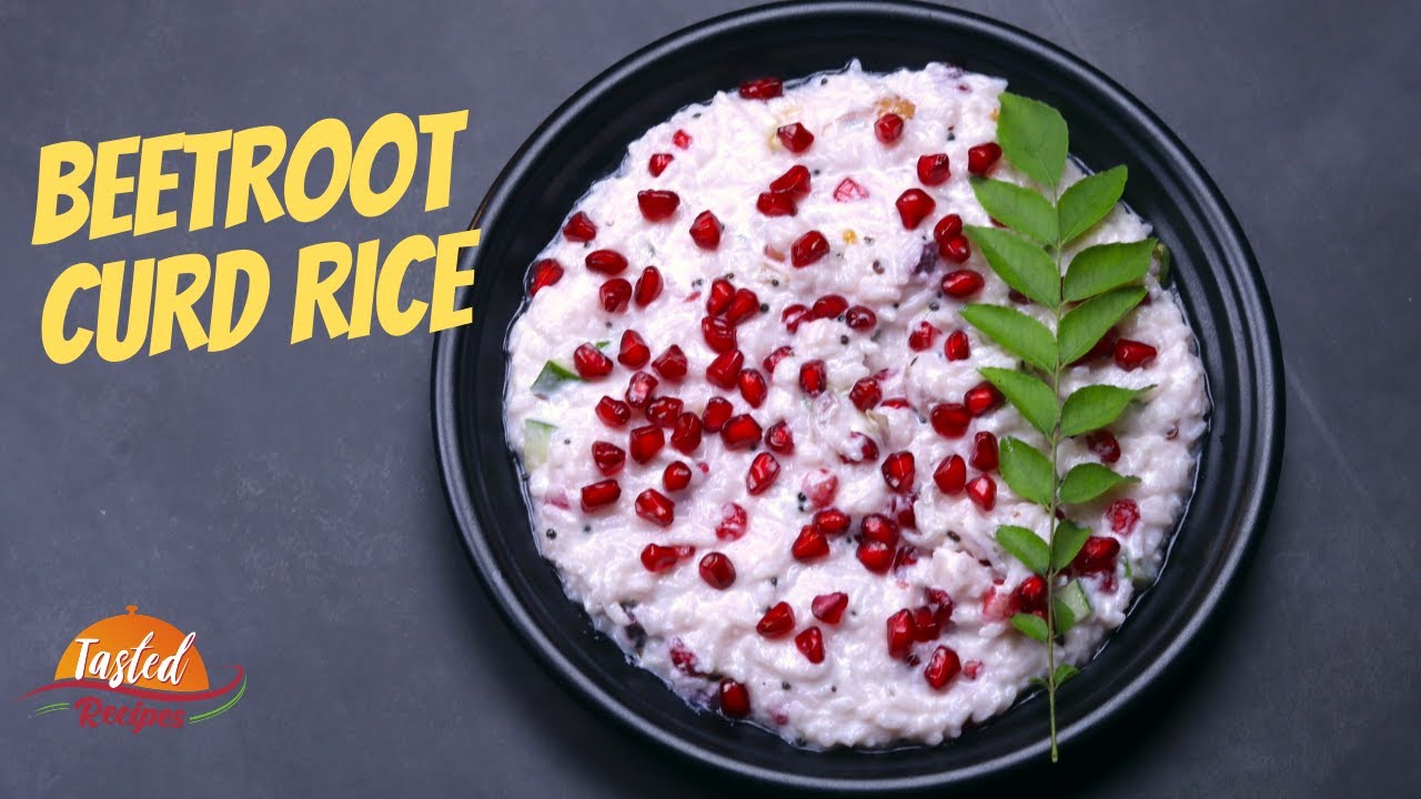 Healthy and Tasty Beetroot Curd Rice | बीटरूट कर्ड राइस by TastedRecipes | Tasted Recipes