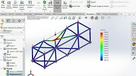 #Static for comprehensive force in solidworks#weldment member for solidworks static analysis test#