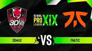 3DMAX vs. fnatic  Map 2 [Ancient]  ESL Pro League Season 19  Group A