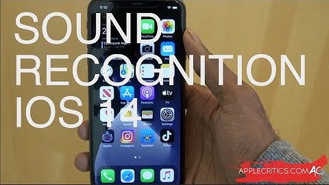 New Sound Recognition Feature On iOS 14