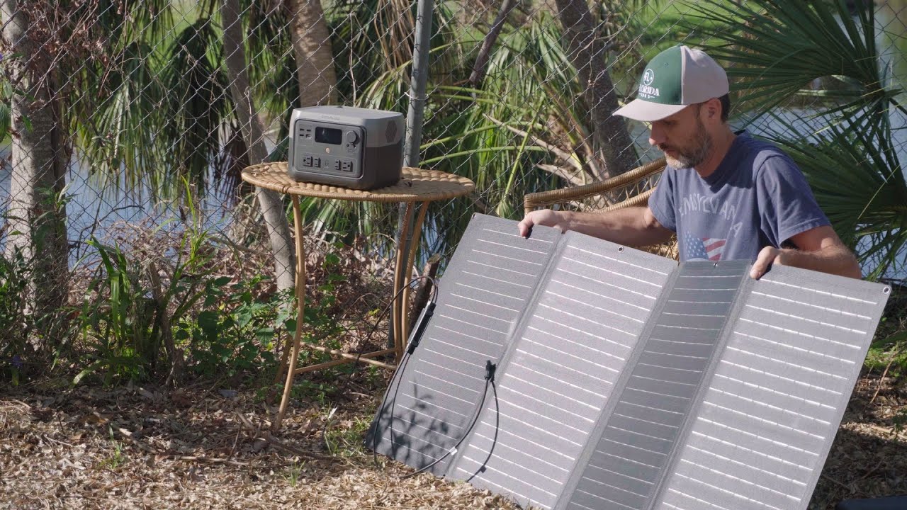 EcoFlow RIVER 2 Max + 160W Portable Solar Panel