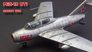 MiG-15UTI SOVIET VVS 1:72 Hobbyboss Full Video Build