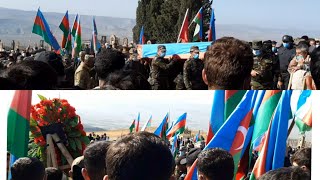 Qobustan Rayonu Bədəlli Kəndi Şəhid Nadirov Fədail Dəfn Edildi. Şəhidin Var Azərbaycan