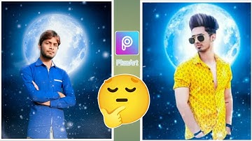 Creative Moon Effect | PicsArt Editing Tutorial |Moon Light Effect Editing in PicsArt/Ms top editing